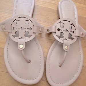 Tory Burch Light Tan Leather Sandals